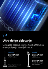 Tineco FLOOR ONE SWITCH S6 Stretch komplet, ločen sesalnik & čistilec, FlashDry sušenje, iLoop senzor, bel