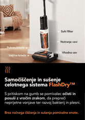 Tineco FLOOR ONE SWITCH S6 Stretch komplet, ločen sesalnik & čistilec, FlashDry sušenje, iLoop senzor, bel