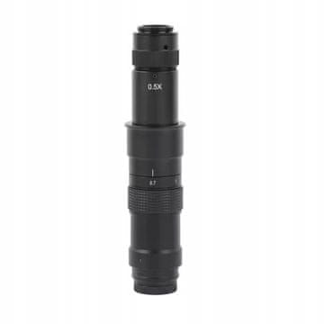 Rosfix WD105 ProZoom – Mikroskopski Objektiv C-Mount 30X-360X | Zoom 0,7-4,5X, Delovna Razdalja 45 mm | za Laboratorij in Servis