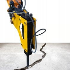 Rosfix Hidravlično Kladivo za Bager 4T – Dleto, Manometer, Dušikova Jeklenka, Cevi | za Rušenje in Beton