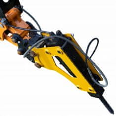 Rosfix Hidravlično Kladivo za Bager 4T – Dleto, Manometer, Dušikova Jeklenka, Cevi | za Rušenje in Beton