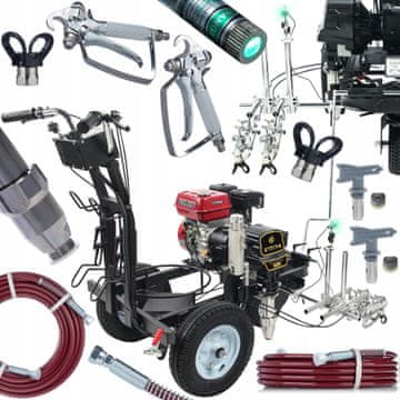 Zenthril Zenthril PowerXcellence Atlas Q – Bencinski Cestni Označevalec | 7P, 23 MPa, 6 l/Min, 2 Pištoli, 2 Šobi 315