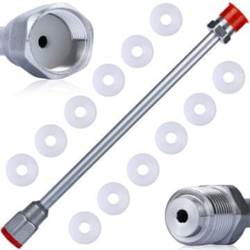 Rosfix Set Podaljšek za Brizgalno Pištolo 50 cm – 290 bar, 7/8"" Navoj, 12 Tesnil | za Težko Dostopna Mesta