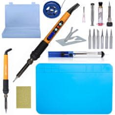 Rosfix Set Električna Spajkalna Postaja Electric s OR60w – 60w, 180–500 °C, LCD, 17 v 1 | 900m Groti, ESD, 220v