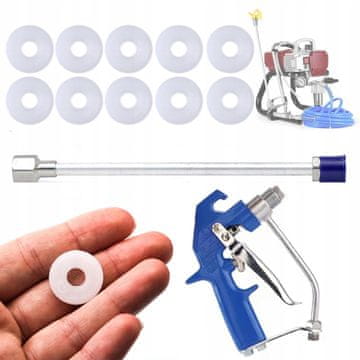 Rosfix Set Brizgalna Glava Blue Monster 517 + BS500 + Lance 30 cm + Tesnilo 7/8"" | 500 barov, 1/4"", 22 mm