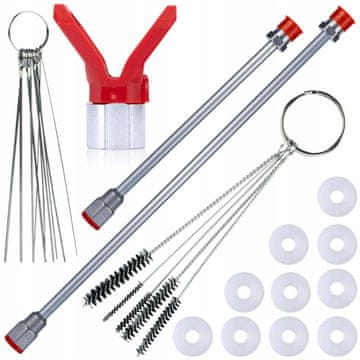 Rosfix Set Podaljšek za Brizgalno Pištolo 100 cm + 50 cm – 290 bar, 7/8"" Navoj | Vključeni Deli in Čistila