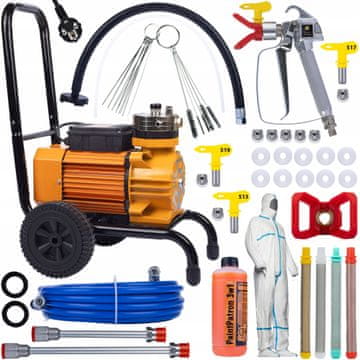 Rosfix Set Enota za Barvanje Strong Orange Storm SOS03 – 3500w, 22MPa, 18l/Min, 8m Cev | CE-Certificiran