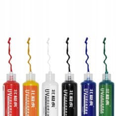 Rosfix Set Rdeča Soldermaska z Dozatorjem in UV Lučko – 10 ml, 365 Nm, USB 5v, 2 LED | za PCB