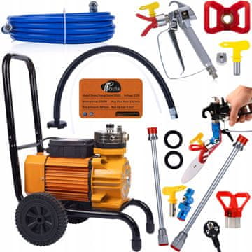 Rosfix Set Enota za Barvanje Strong Blue Storm SBS03 – 3500w, 22MPa, 18l/Min, Sulica 50cm, Oprema