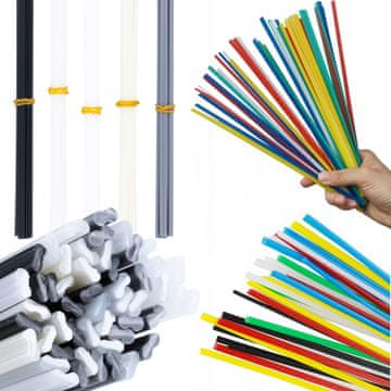Rosfix Set Varilnih Palic Mini – za Spajanje Plastike PP, PE, ABS, PVC | 50 Kos, 0,5×250 mm