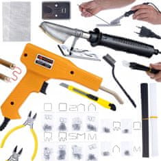 Rosfix Set Orodje za Popravilo Plastike – Lutalnik, Zvarjalnik, 800 Zaponk | 750 °C, 230 v, 50 w | za Avto, DIY, Gospodinjstvo
