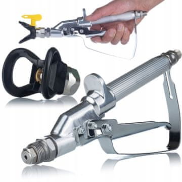 Rosfix Set Brizgalna Pištola UltraSpray PMLRUS01 – 250 bar, Šoba 517, 2X Filter 60 Mesh | 1/4"", 7/8""
