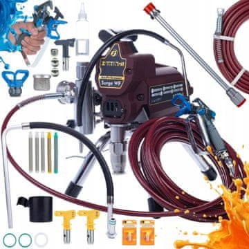 Zenthril Zenthril Set Generator za Barvanje Surge WF – 1800w, 20MPa, 2l/Min, 0,019"", EasyPerformance | 15m Cev, Filtri, Pištola