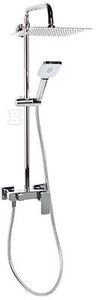 slomart Loft tuš set s kromiranim mešalnikom za tuš
