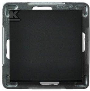 slomart Enopolno stikalo, mat črno SONATA ŁP-1R/M/33