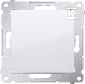 slomart Stopniščno stikalo brez piktograma (modul) 10AX, 250V~, priključki na potisk, belo, SIMON54