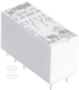 slomart Miniaturni rele RM84-2012-35-1024 elektromagnetni, kontakti: 2P, tuljava: 24VDC, tok obremenitve: 8A, razmik: 5mm