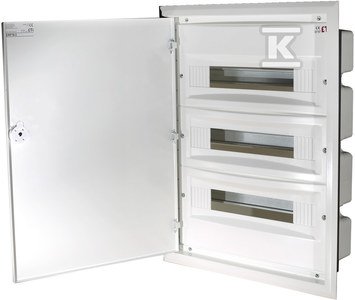 slomart Vgradna razdelilna omarica, kovinska vrata, IP40, ERP18-3