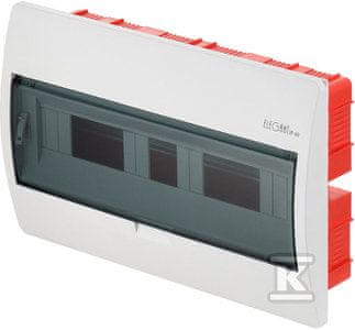 slomart Vgradna razdelilna omarica ELEGANT tip: EP 1/18, kapaciteta 18 modulov, IP40, N+PE sponke