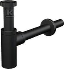 slomart Umivalniški sifon Dn32 Design, mat črn