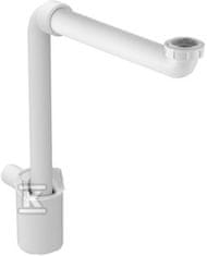 slomart Umivalniški sifon, model za majhne prostore, d40, bel