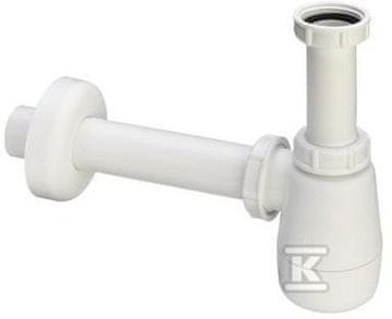 slomart Bide sifon steklenička tip 5/4"x5/4" plastična bela design št. 5555KPL