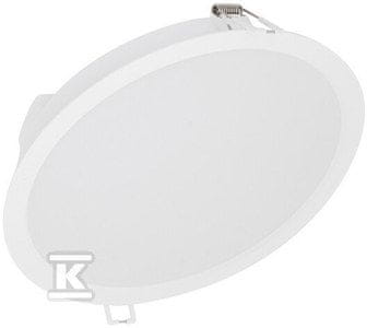 slomart LED vgradna svetilka DL DN190 18W 3000K 1800lm 830 IP44