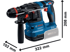 BOSCH Professional akumulatorsko vrtalno kladivo GBH 18V-22 X (0611924102)