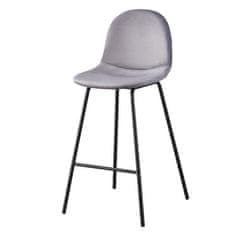 Fort BARSKI STOL LUMA (VEČ BARV)-Siva (set 4 kosov)