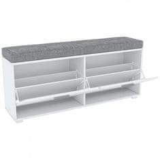 Fort Omara za čevlje PELAGO 120 (bela + siva)