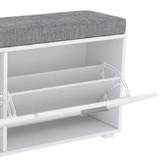 Fort Omara za čevlje PELAGO 120 (bela + siva)