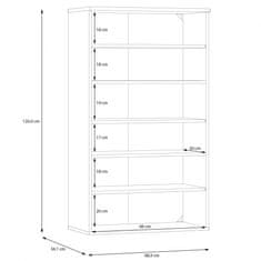 Fort Omara za čevlje BOOTS (hrast/bela)