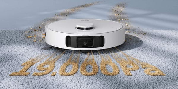 Ultrazvočno zaznavanje preprog in avtomatski dvig mopa