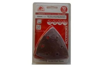 STAYER Brusni papir Wood sanding paper set for MULTI, 93 x 93 x 93 mm, 10 pcs.