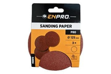 Enpro Brusni papir Sanding paper with Velcro 80/125, 3 pcs.