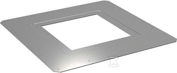 slomart Obračljiva objemka, jeklo, velikost 60x60cm, kvadratna odprtina, za plastične strešne vtočnike s kapaciteto 12l/s (Pluvia)