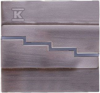 slomart LED stopniščna svetilka Maya, saten, 1,2W, 3100K, toplo bela