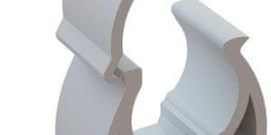 slomart Zaprta ročica UZE-28, bela, pakiranje 100 ONNLINE