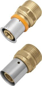 slomart Medeninasti priključek zunanjim navojem ultraPRESS - 20 R3/4"