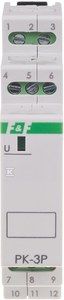 slomart Elektromagnetni rele PK-3P 230V AC, kontakt: 3P I=3x8A, 1 modul