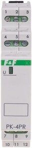 slomart Elektromagnetni rele PK-4PR 12V 12V AC/DC kontakt: 2P I=2x8A 2R I=2x8A 1 modul