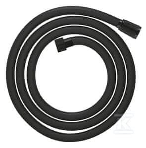 slomart Tuš cev Silverflex, Phantom Black, 1750 mm, zaščita proti zasuku