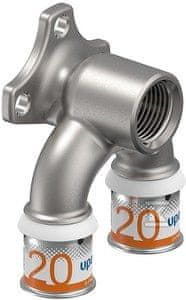 slomart U-oblikovan stenski koleno 20-Rp1/2" FT-20 Uponor S-Press Plus