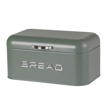 Evviva Posoda za kruh Vintage 30,5x20xh15cm / zelena / kovina