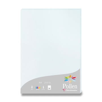 Clairefontaine Barvni dopisni karton, A4, 25 kosov - svetlo modra