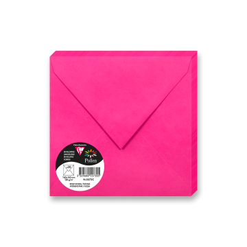 barvna kuverta 165 × 165 mm, limetna, 20 kosov - roza