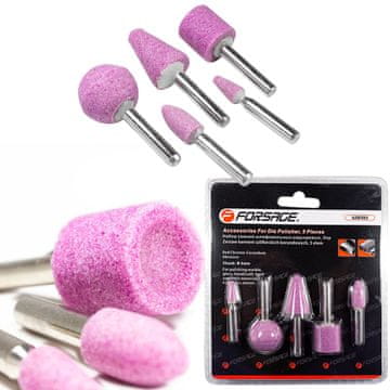 shumee Komplet abrazivnih brusnih kamnov, 5 kosov