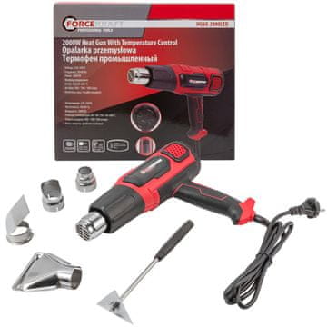 shumee Električna toplotna pištola 2 hitrosti 4 šobe 600C 2000W