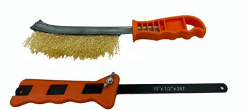 shumee Jeklena žična krtača - medeninasta