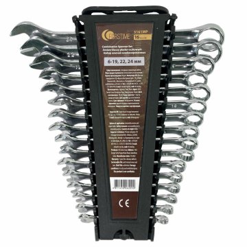 shumee Komplet 16-delnih kombiniranih ključev 6-24 mm